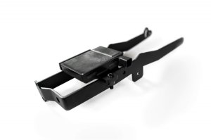Ford F-150 Adaptive Cruise Control Relocation Bracket - Front - Addictive Desert Designs - Hammer Black, Bolt-On, Adjustable Mounting Height - Hammer Black - `21-`27 Ford F-150 Adaptive Cruise Control Relocation Bracket - Front - Addictive Desert Designs - Hammer Black, Bolt-On, Adjustable Mounting Height - Hammer Black - `21-`27
